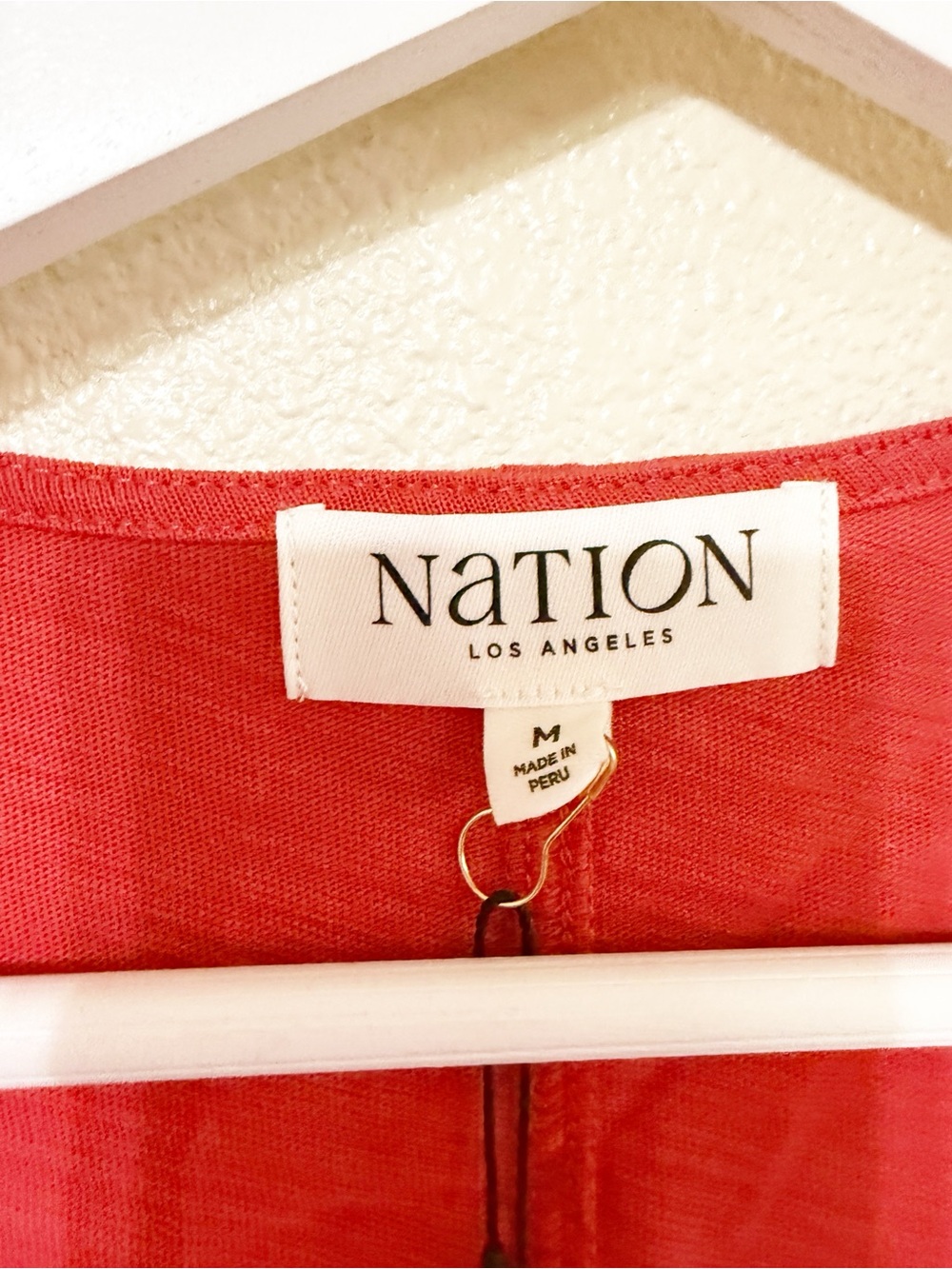 Anthropologie Nation Los Angeles 100% Cotton Jen Buttondown Top Size Medium NEW - Picture 7 of 8